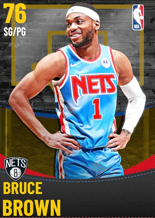 (GOLD) Bruce Brown (76 OVR)
