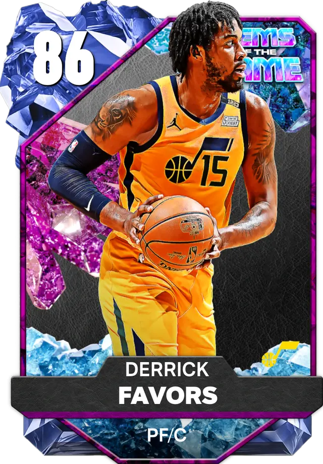 (SAPPHIRE) Derrick Favors (86 OVR)