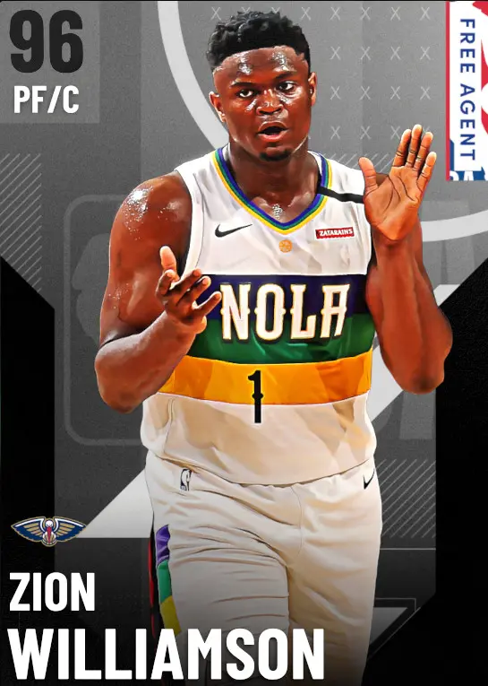 (FREEAGENT) Zion Williamson (96 OVR)