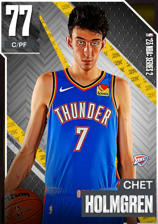 (GOLD) Chet Holmgren (77 OVR)