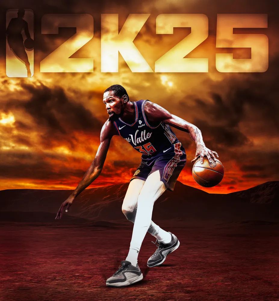 NBA 2K24 | 2KDB Custom Card (my attempt at cover art.)