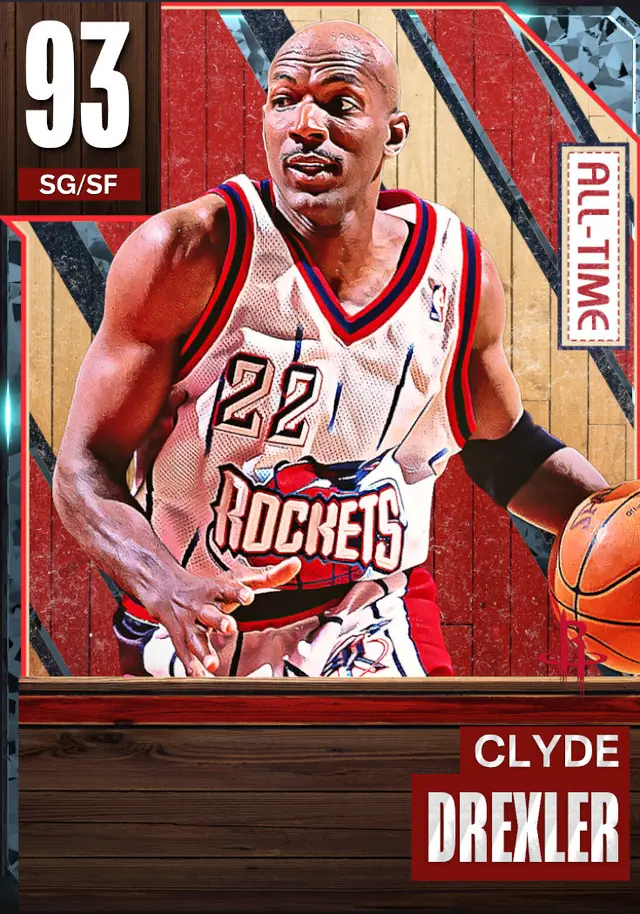 (DIAMOND) Clyde Drexler (93 OVR)