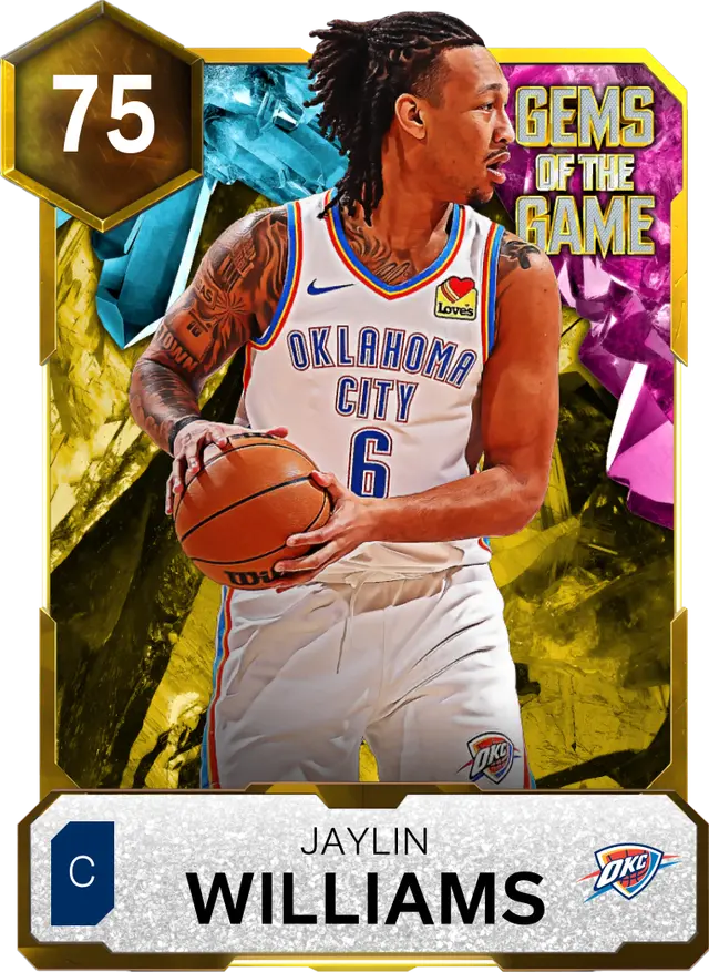 (GOLD) Jaylin Williams (75 OVR)