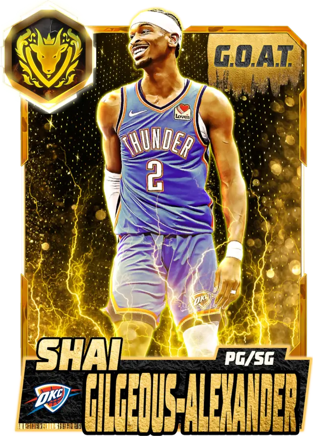 (GOAT) Shai Gilgeous-Alexander (99 OVR)