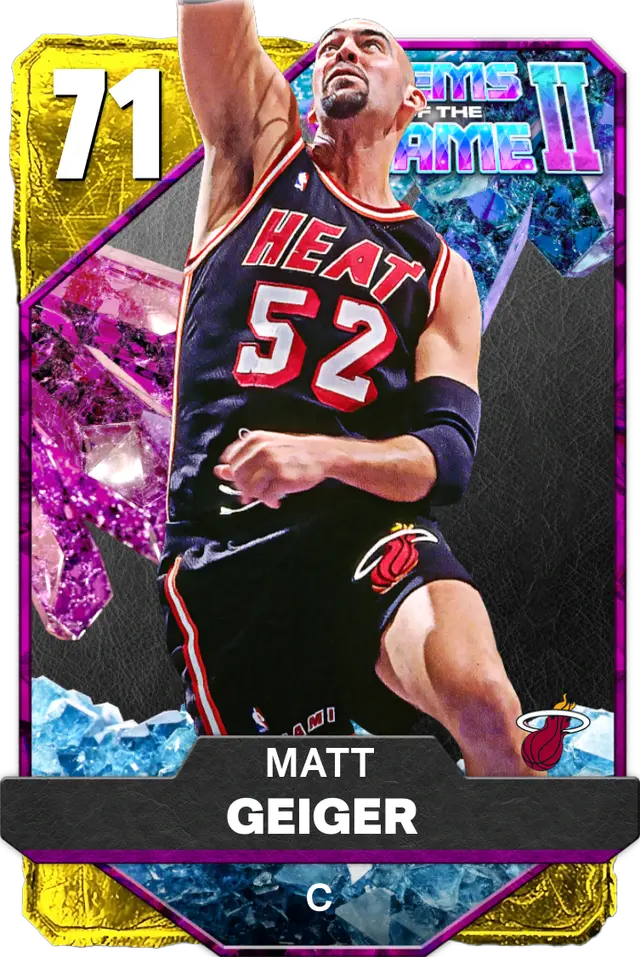 (GOLD) Matt Geiger (71 OVR)