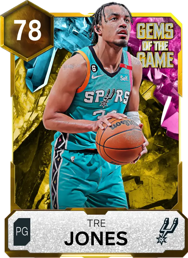 (GOLD) Tre Jones (78 OVR)