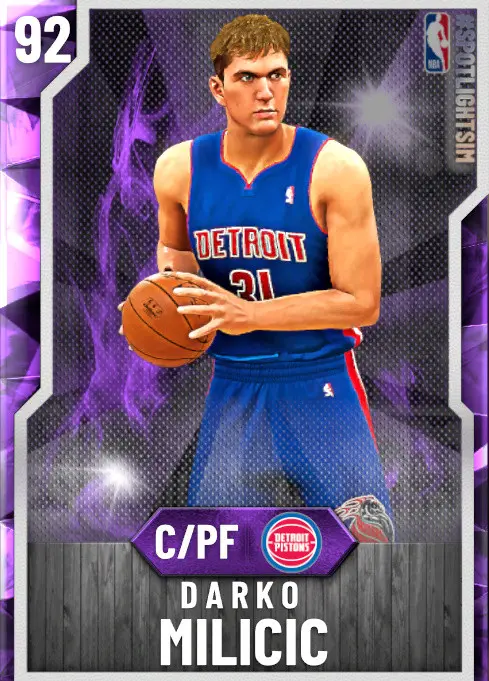 (AMETHYST) Darko Milicic (92 OVR)