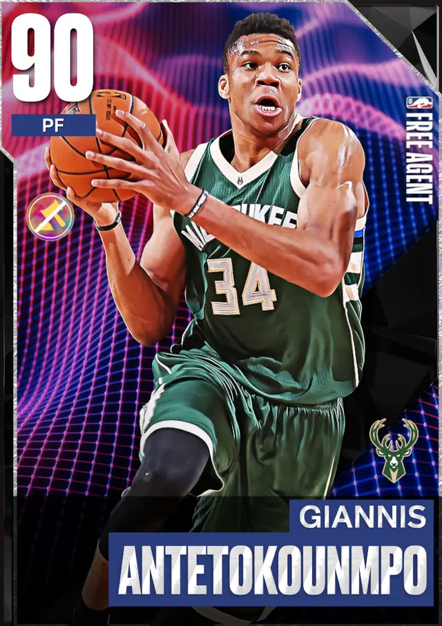 (FREEAGENT) Giannis Antetokounmpo (90 OVR)