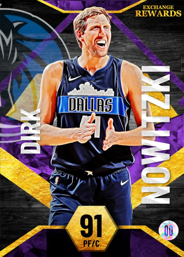 (AMETHYST) Dirk Nowitzki (91 OVR)