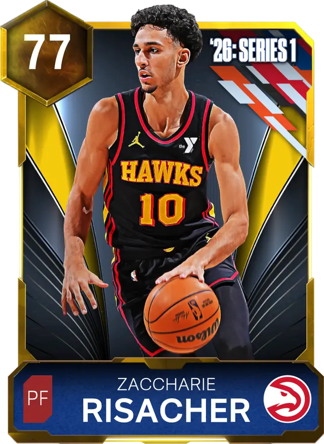 (GOLD) Zaccharie Risacher (77 OVR)