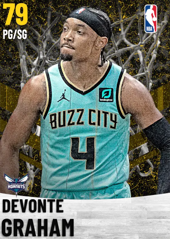 (GOLD) Devonte Graham (79 OVR)