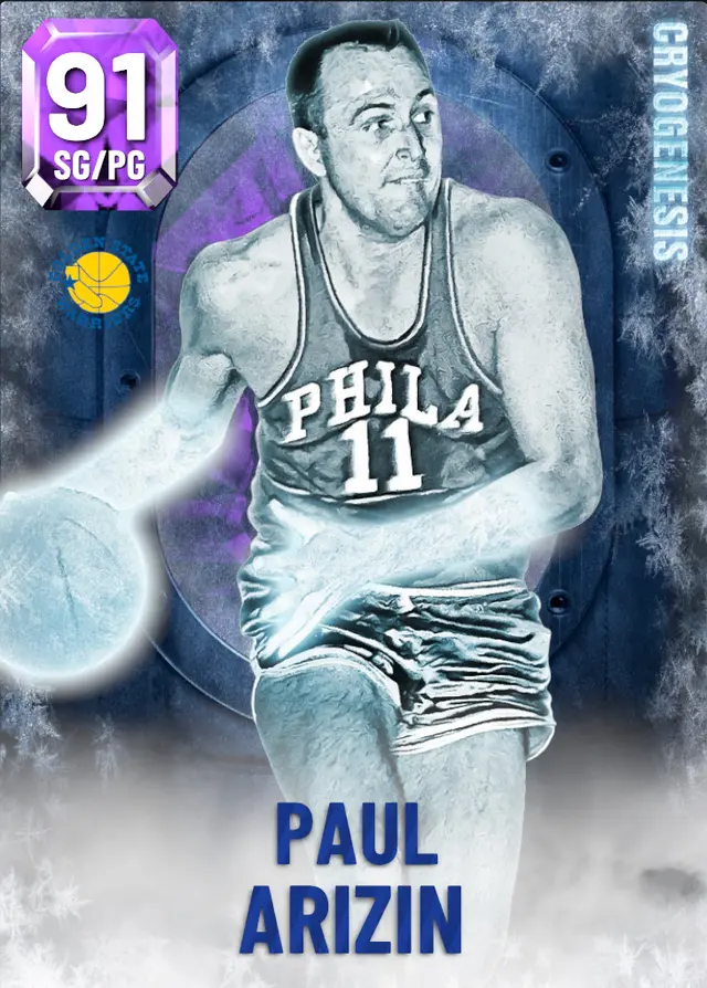 (AMETHYST) Paul Arizin (91 OVR)