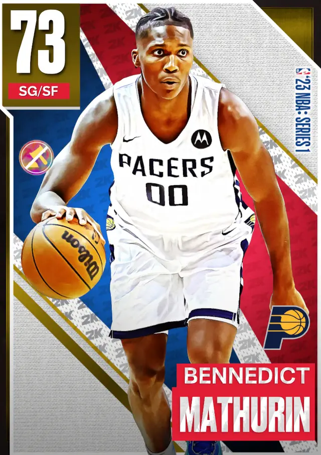 (GOLD) Bennedict Mathurin (73 OVR)