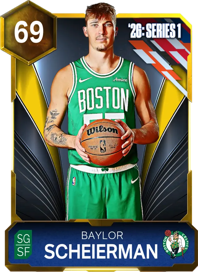 (GOLD) Baylor Scheierman (69 OVR)