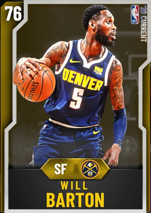 (GOLD) Will Barton (76 OVR)