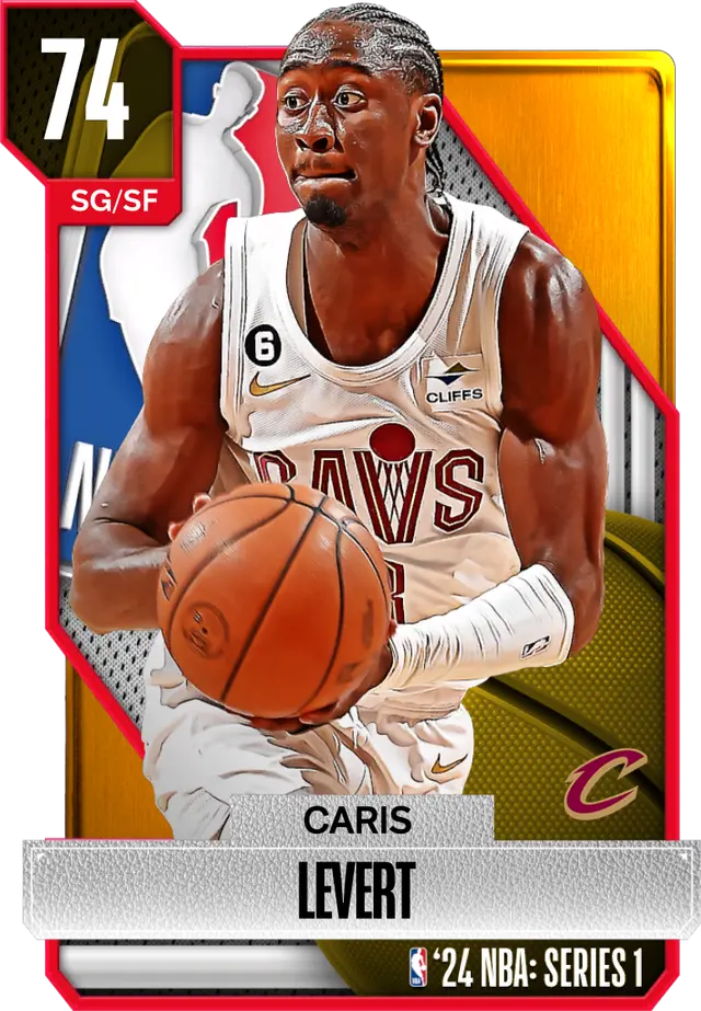 (GOLD) Caris LeVert (74 OVR)