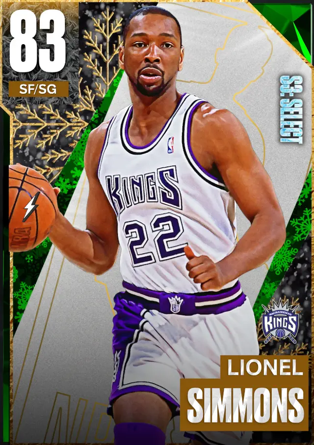 (EMERALD) Lionel Simmons (83 OVR)