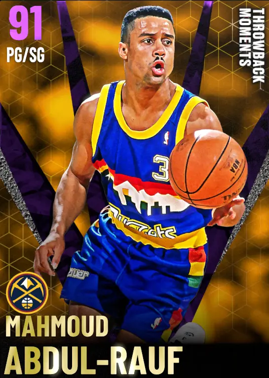 (AMETHYST) Mahmoud Abdul-Rauf (91 OVR)