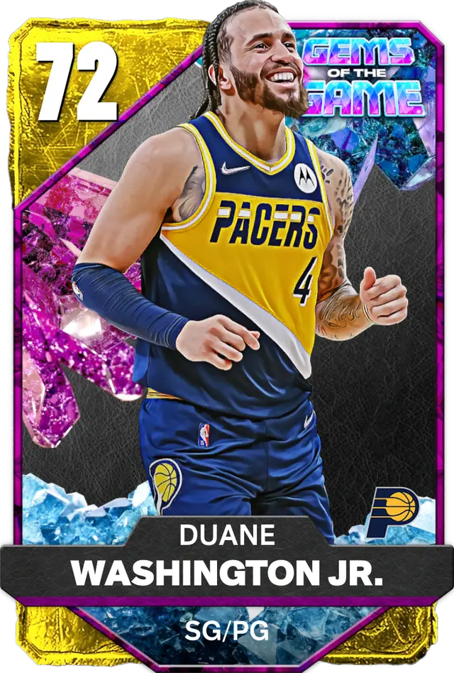 (GOLD) Duane Washington Jr. (72 OVR)