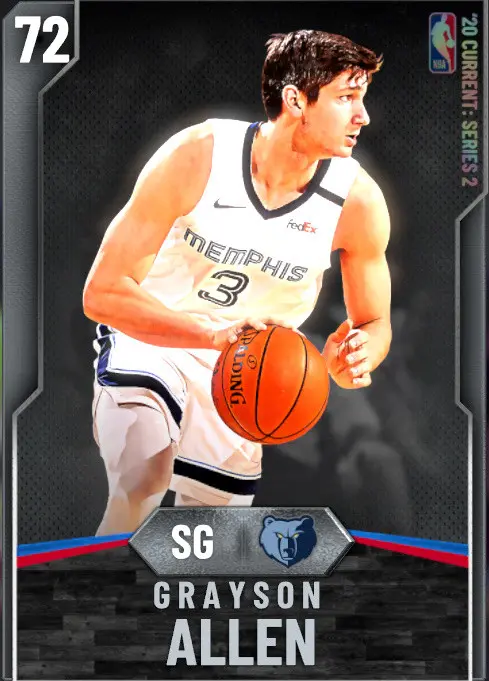 (SILVER) Grayson Allen (72 OVR)