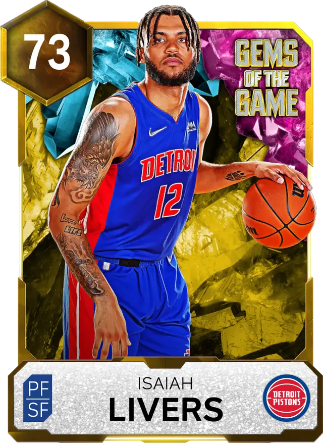 (GOLD) Isaiah Livers (73 OVR)