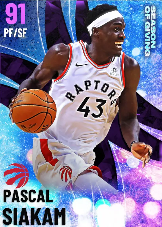 (AMETHYST) Pascal Siakam (91 OVR)