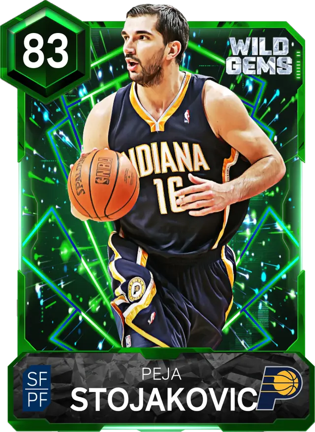 (EMERALD) Peja Stojakovic (83 OVR)