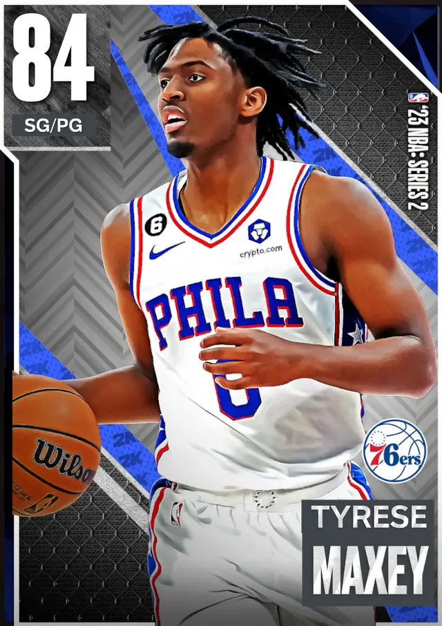 (SAPPHIRE) Tyrese Maxey (84 OVR)