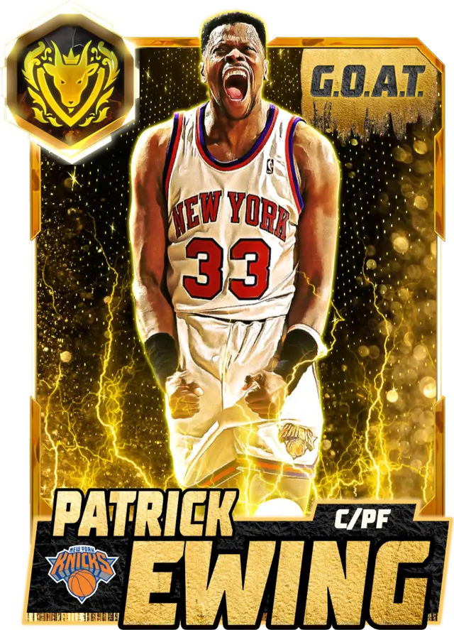 (GOAT) Patrick Ewing (99 OVR)