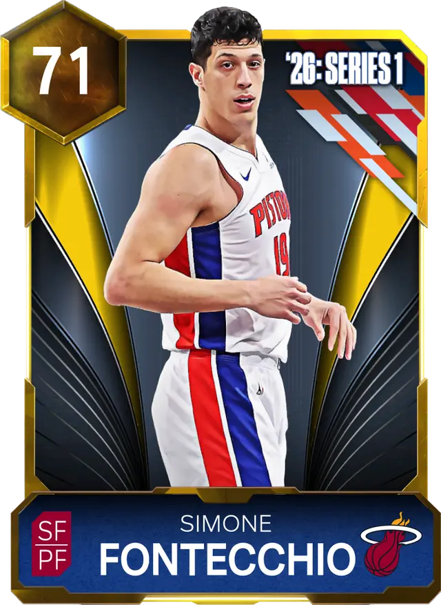 (GOLD) Simone Fontecchio (71 OVR)