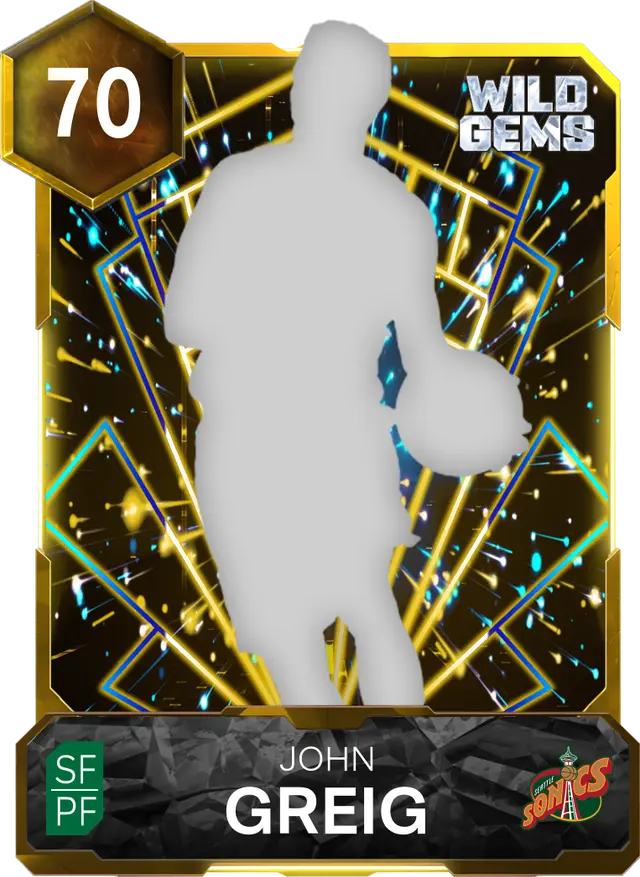 70 John Greig | Gold Wild Gems