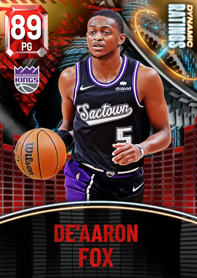 (RUBY) De'Aaron Fox (89 OVR)