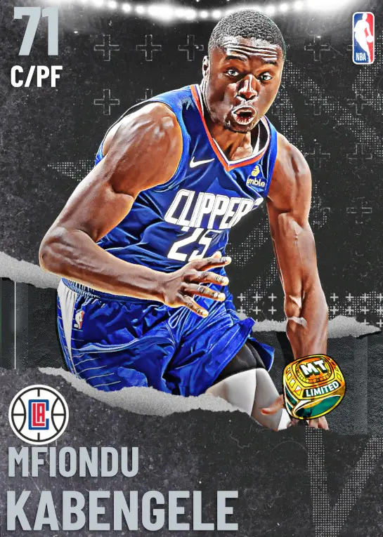 (SILVER) Mfiondu Kabengele (71 OVR)