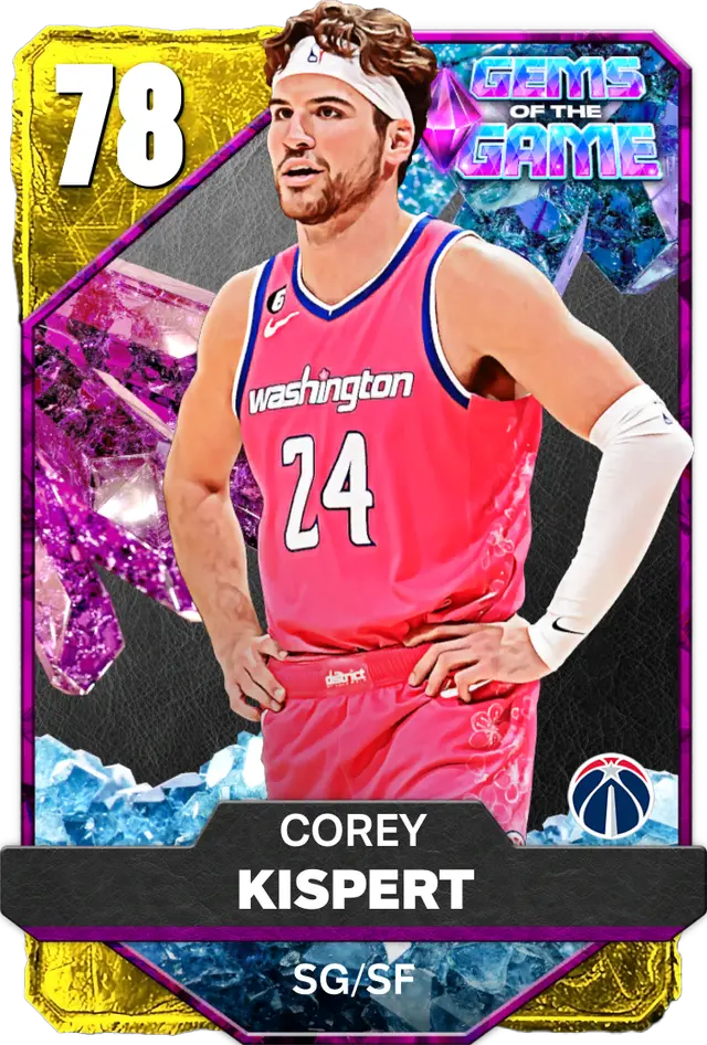 (GOLD) Corey Kispert (78 OVR)