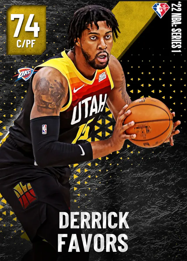 (GOLD) Derrick Favors (74 OVR)