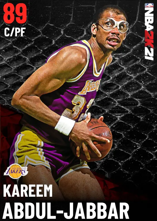 (RUBY) Kareem Abdul-Jabbar (89 OVR)