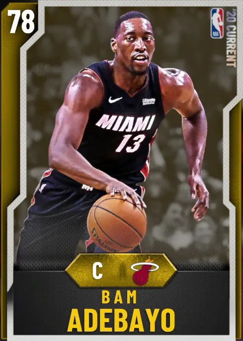 (GOLD) Bam Adebayo (78 OVR)