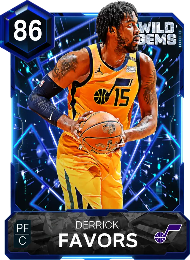 (SAPPHIRE) Derrick Favors (86 OVR)