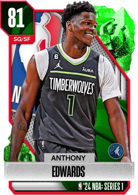 NBA 2K24 | 2KDB Emerald Anthony Edwards (81) Complete Stats