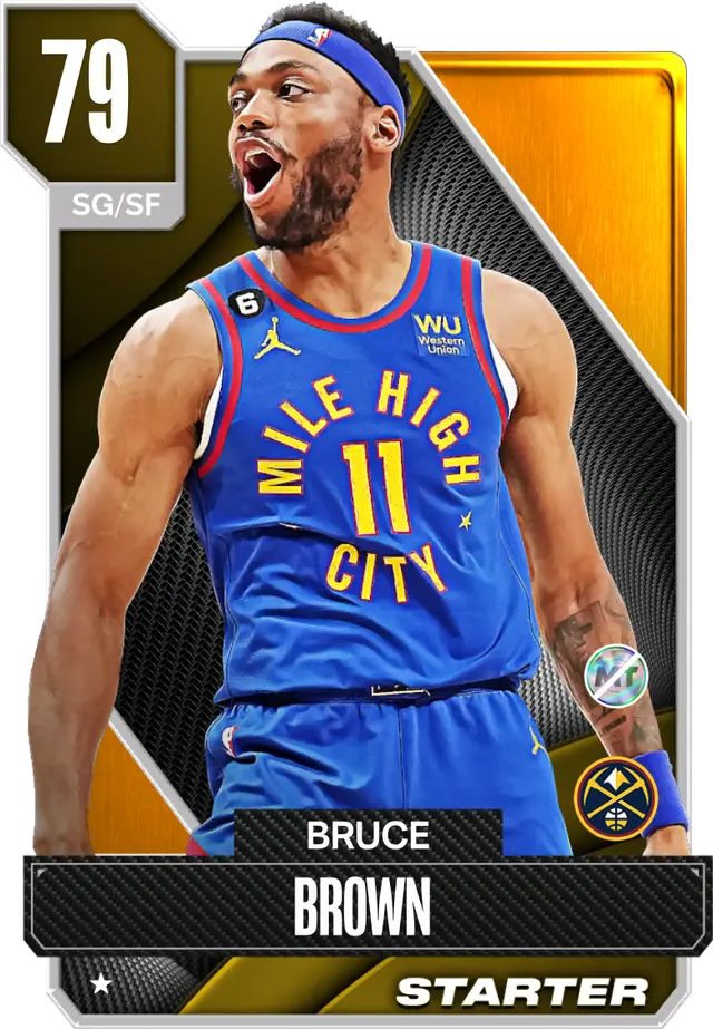 (GOLD) Bruce Brown (79 OVR)