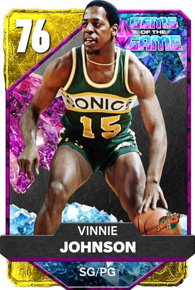 76 Vinnie Johnson | Gold Gems of the Game