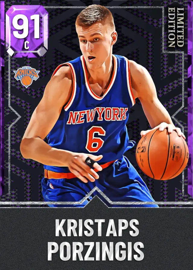 (AMETHYST) Kristaps Porzingis (91 OVR)