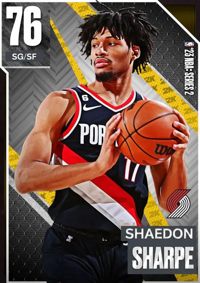 (GOLD) Shaedon Sharpe (76 OVR)