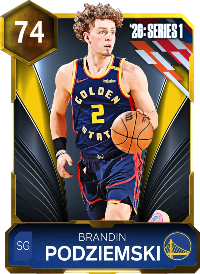 (GOLD) Brandin Podziemski (74 OVR)