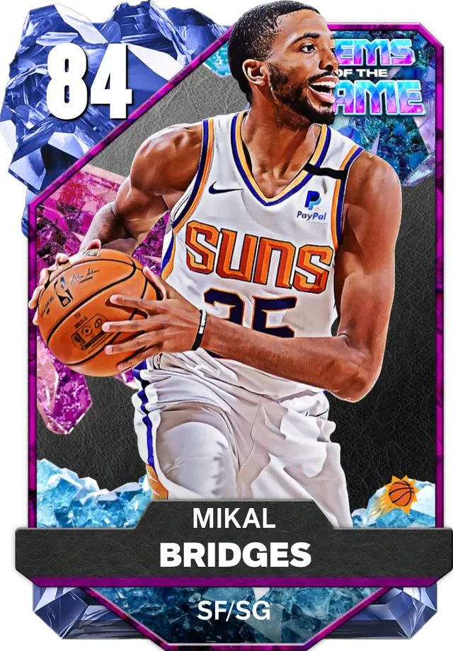 (SAPPHIRE) Mikal Bridges (84 OVR)