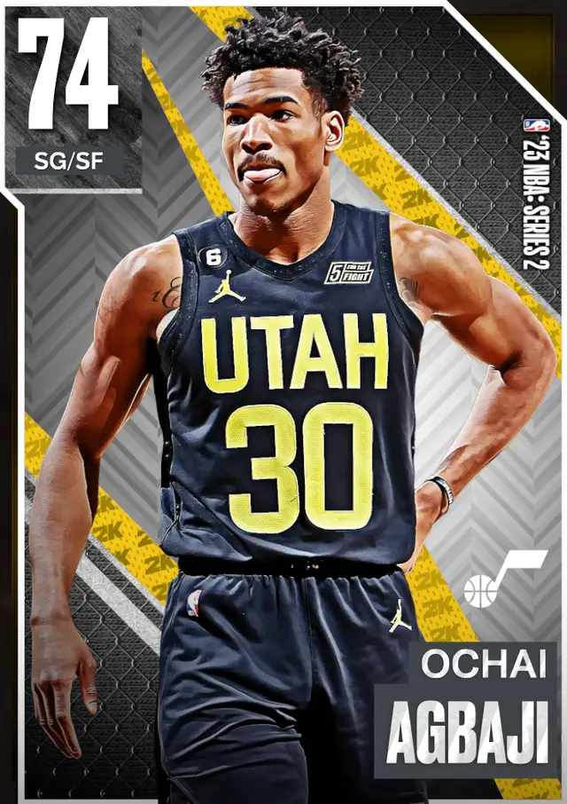 (GOLD) Ochai Agbaji (74 OVR)