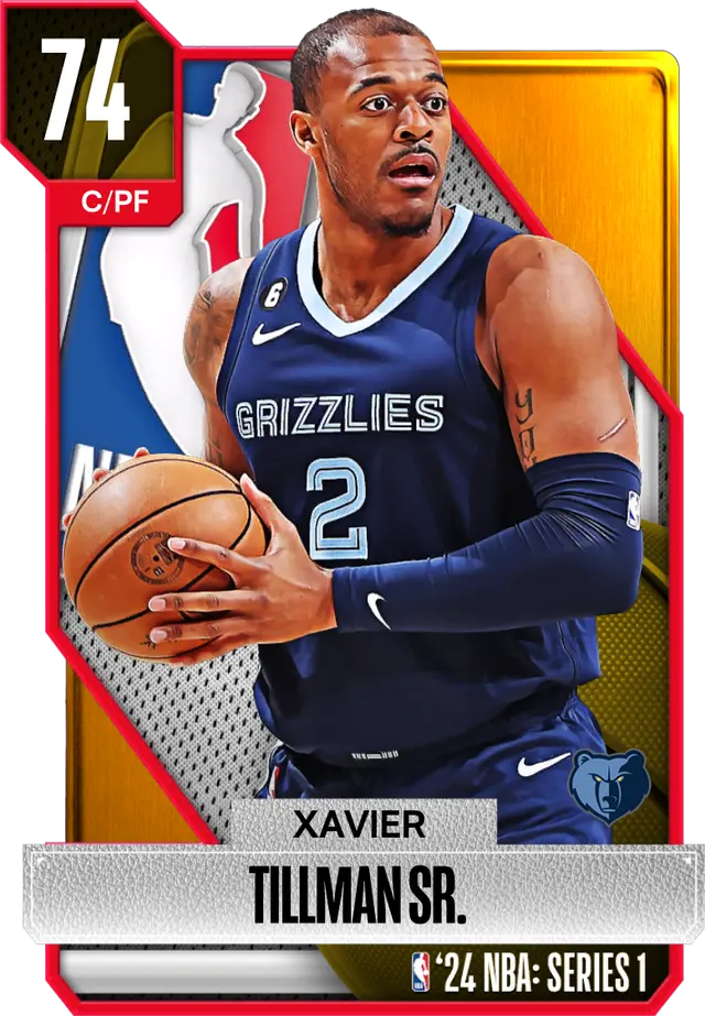 (GOLD) Xavier Tillman Sr. (74 OVR)