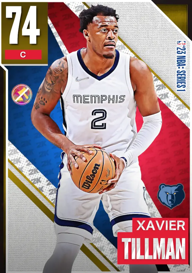 (GOLD) Xavier Tillman (74 OVR)