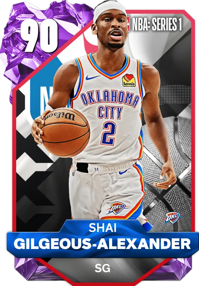 (AMETHYST) Shai Gilgeous-Alexander (90 OVR)