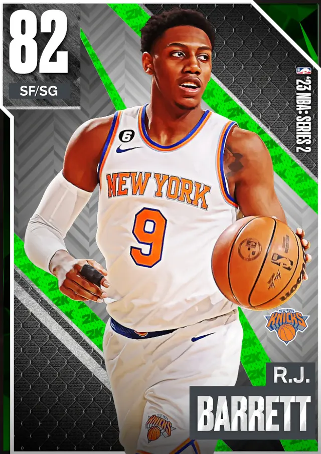 (EMERALD) R.J. Barrett (82 OVR)